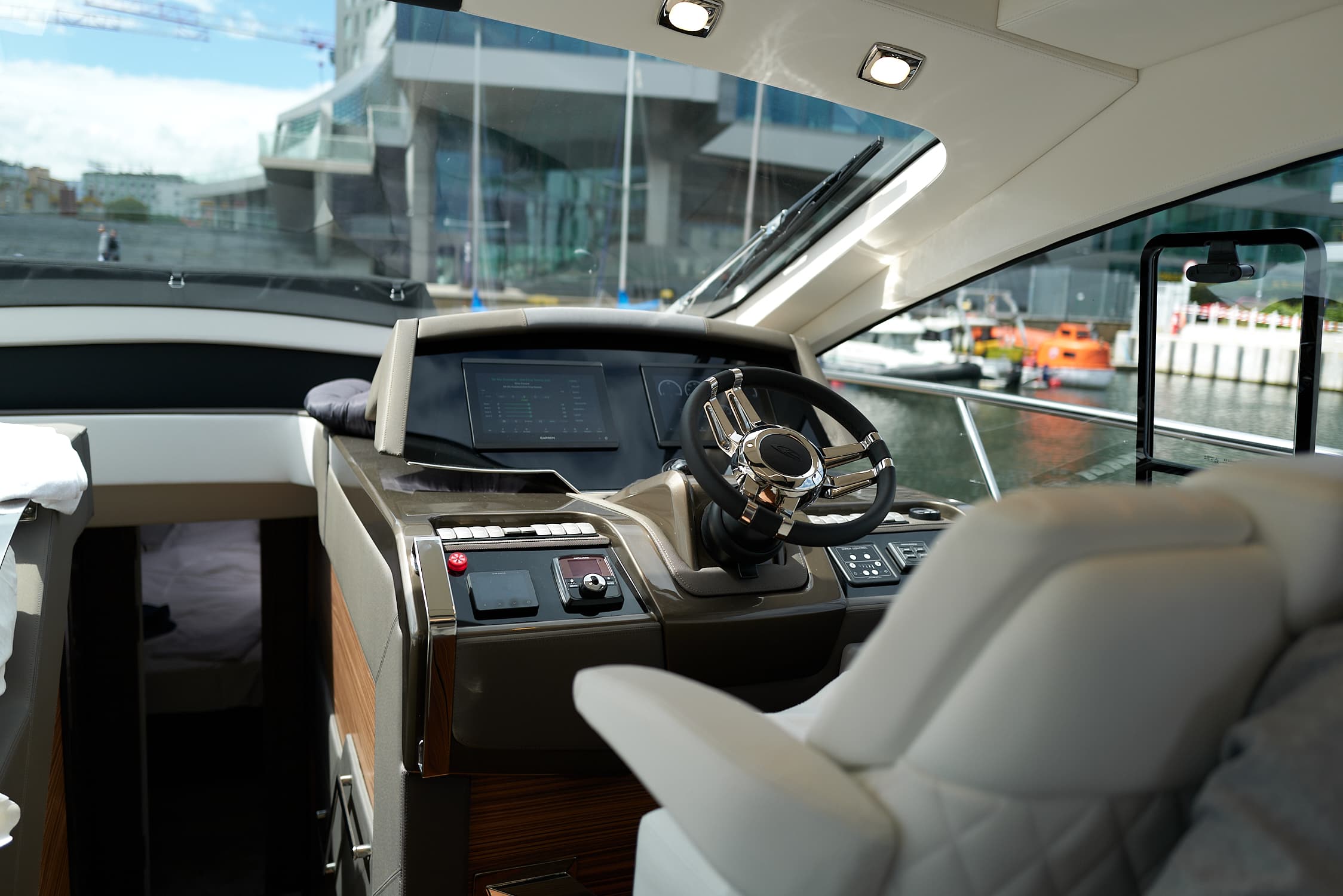 Cobrey 50 Fly "Swederm" exterior — yacht charter Marbella 1