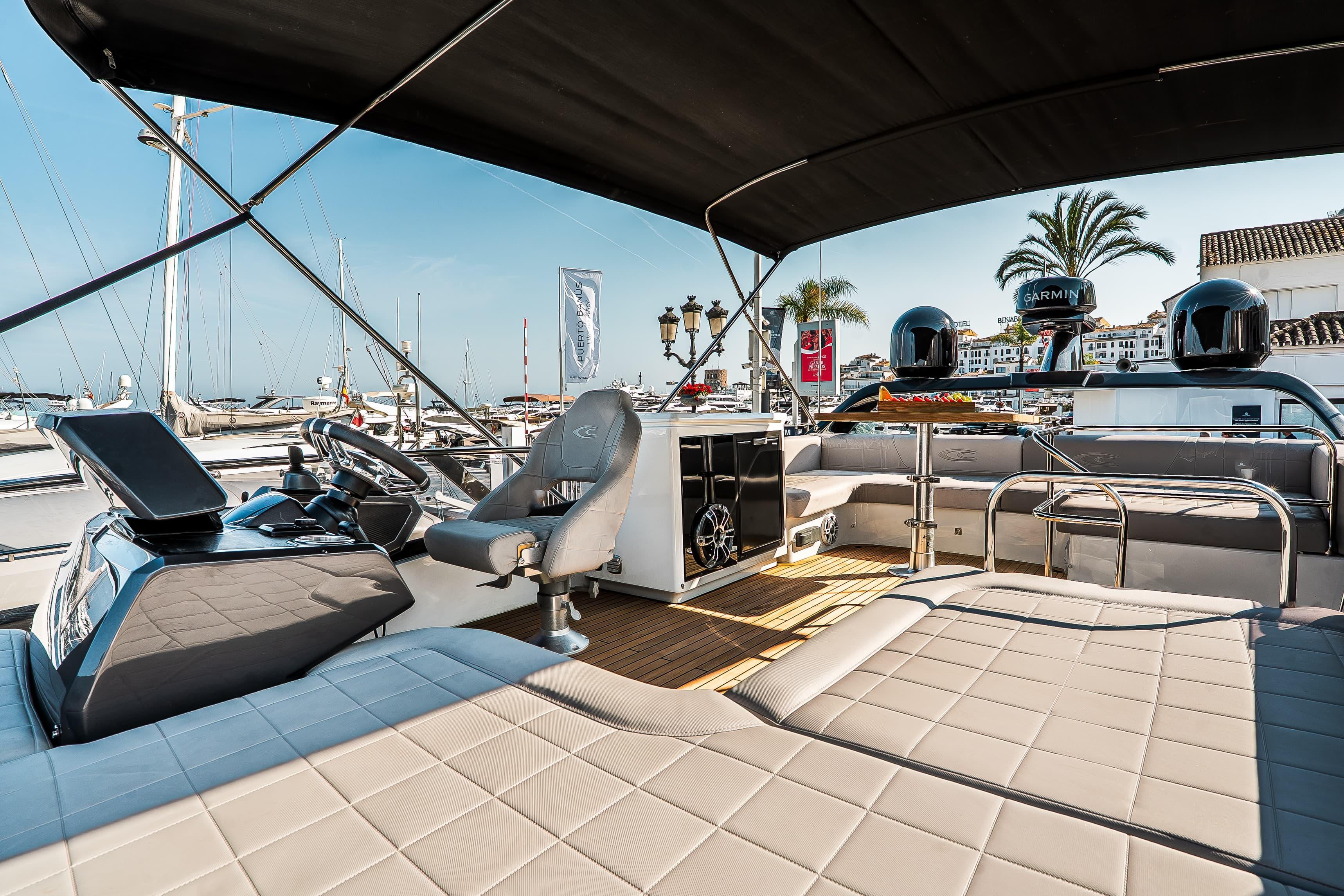 Cobrey 50 Fly "Swederm" exterior — yacht charter Marbella 13