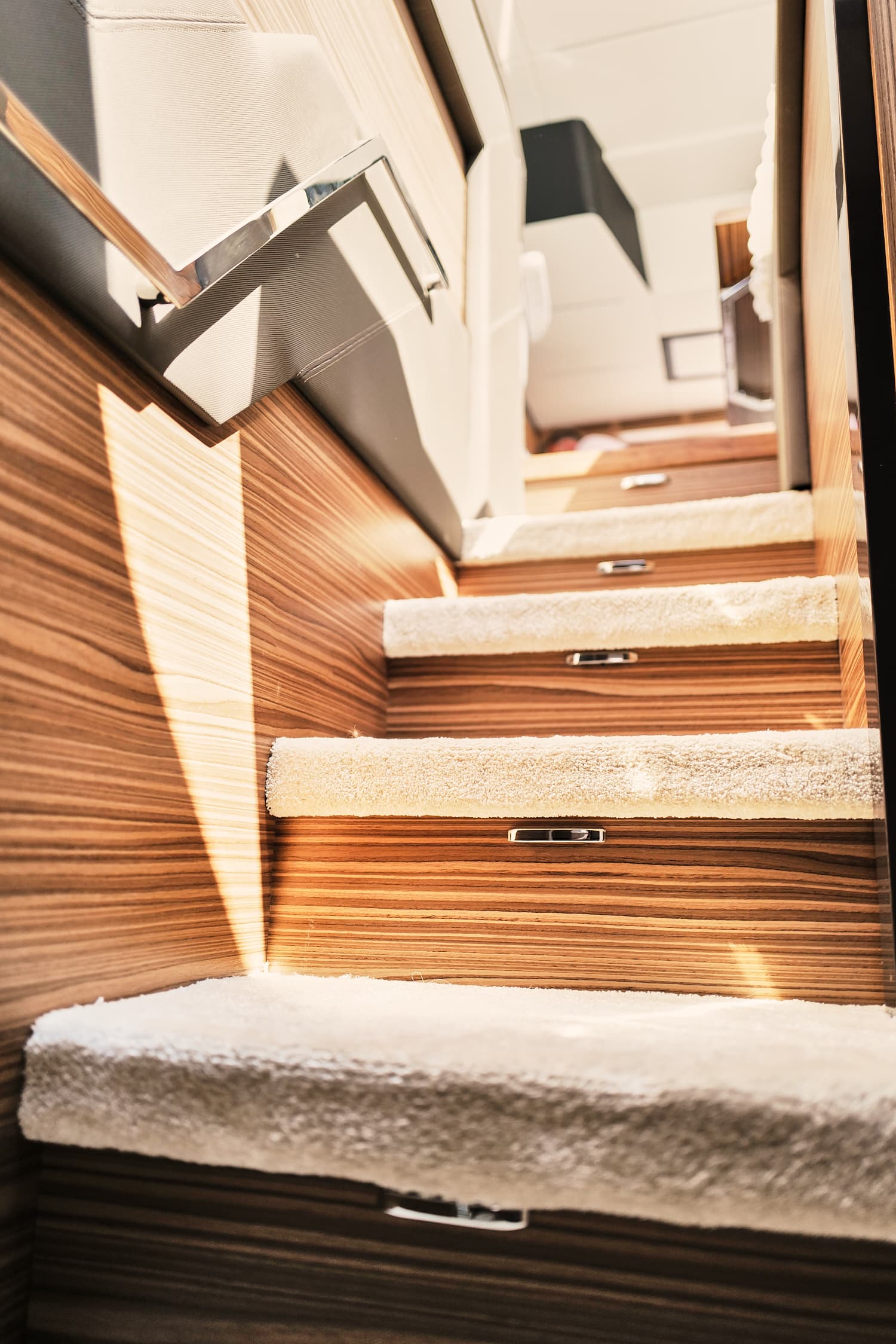 Cobrey 50 Fly "Swederm" interior — luxury yacht Marbella 1